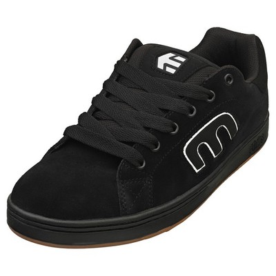 Etnies Callicut Herren - Skater Sneakers aus Wildleder in Schwarz-Weiß - 42 EU