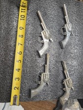 Lot of 4 Vintage Kilgore Diecast Cap Guns PAL SMOKY Models 1950s Western Toy