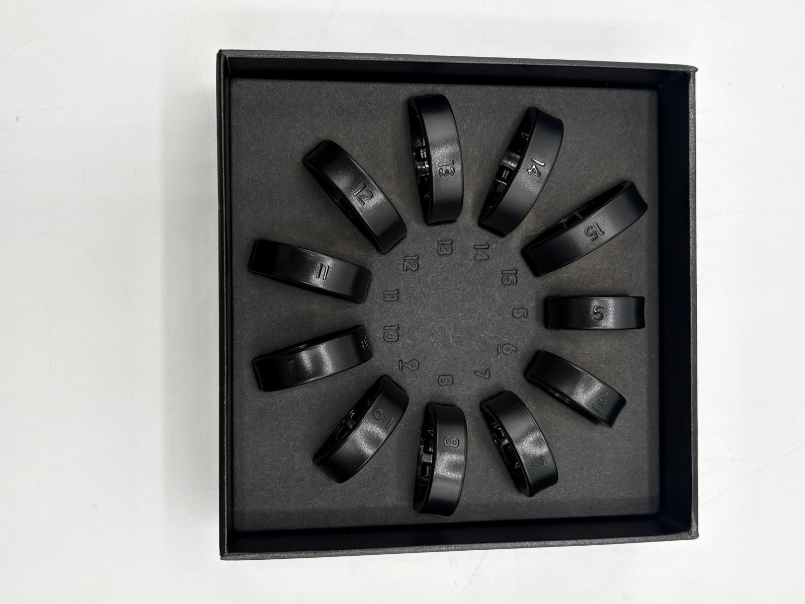 Samsung Galaxy Ring Size Kit, Anello Taglie 5-15 - Titanio Nero Nuovo Sigillato foto 4