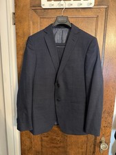 John Varvatos Mens Slim fit 2 Piece 40R / 32-32 Waist Blue Suit