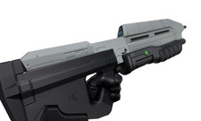 Halo CE Rifle MA5B 3D printed in color, life ...