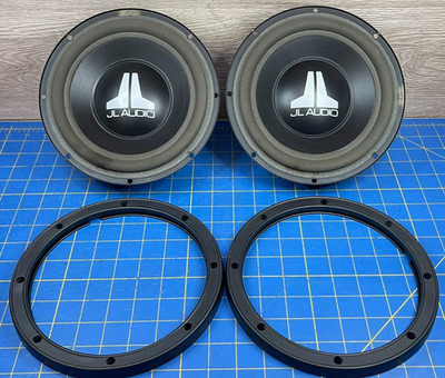 Old School Pair JL Audio VRC 8W0-4 Speakers 8'' Subwoofers USA  4 ohm  NICE