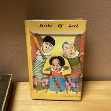 STROKE OF LUCK told by Larry Fine by James Carone Three Stooges hardcover solid
