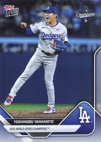 2025 Topps Now World Series Champions Los Angeles Dodgers #WS-10SP Yos