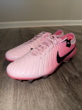 Nike Tiempo Legend 10 Elite SG Pro AC Pink White Soccer Cleats Mens Size 7