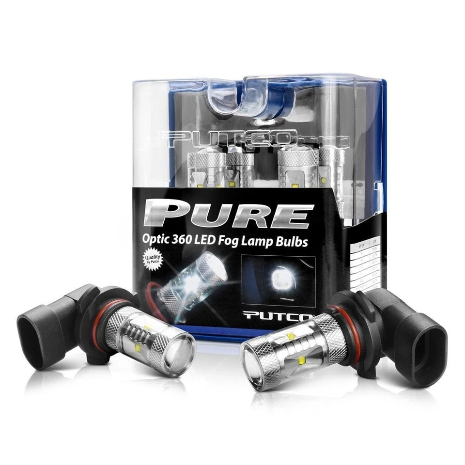 For BMW 335is 2011-2012 Putco 250011W Optic 360° High Power LED Bulbs H11, White Foto 2 de 4