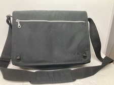IKEA Black Messenger Bag Laptop/ Computer Small In The Back Off The Bag