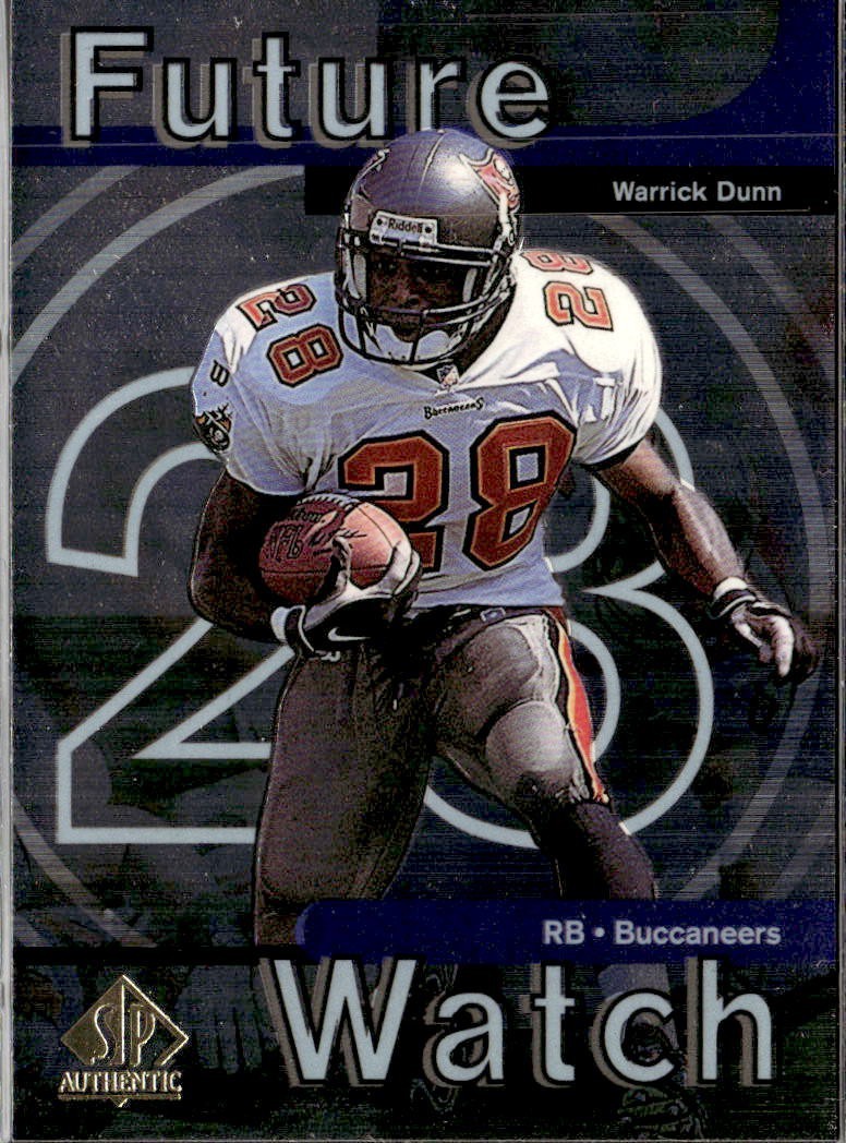 1997 Upper Deck SP Authentic Future Watch Warrick Dunn Buccaneers #10