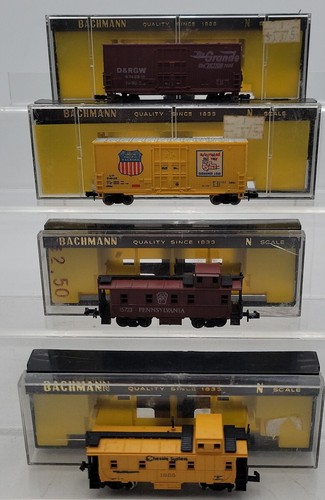Coches de carga surtidos escala N Bachmann #67423,1885,15723,518125 [4] LN/caja | Zustand: Used