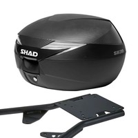 Shad Topcase Inklusive GepäCkträGer (FüR: Suzuki Sv 650 X Abs CX16 21 )
