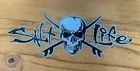 Salt Life Skull with Surfboards Die Cut Sticker 10.5" Print & Cut Design artwork