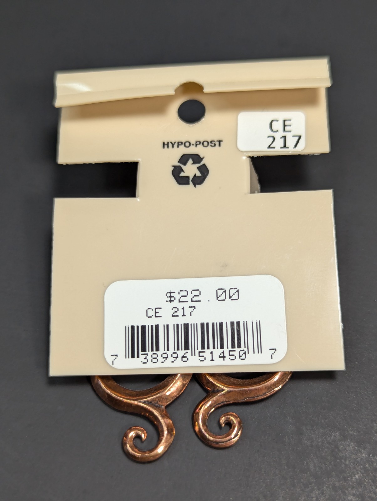 Wheeler Manufacturing Copper Dangle Drop Earrings… - image 12