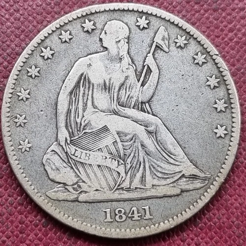 1841 O Seated Liberty Half Dollar 50c Better Grade #93100