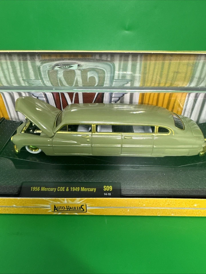 M2 Auto Haulers Chase 1956 Mercury COE and  1949 Mercury Limousine Gold Chrome  - Image 2 of 4