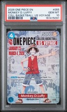 2026 ONE PIECE PROMOS 055 MONKEY D. LUFFY PSA 10