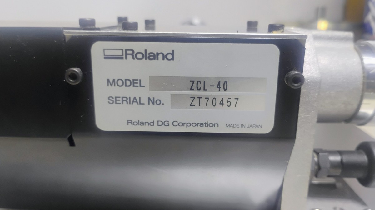 Roland ZCL-40 Rotary Axis Unit With Core Suport & Live Center, No