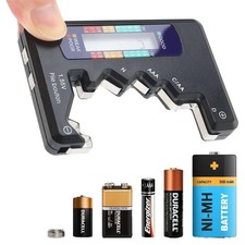 Digital LCD Battery Tester Universal Volt Checker AAA AA C D 9V Button Cell