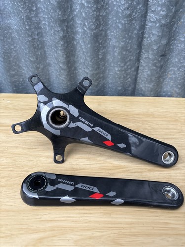 Manivelles Carbone SRAM RED GXP 177,5mm Pour Vélo De Route - Comme Neuves