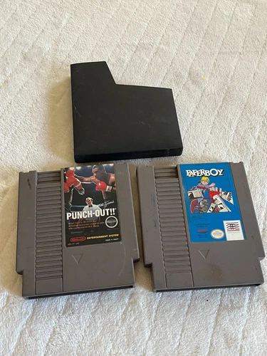 NINTENDO Mike Tyson's Punch-Out!! (NES, 1987) PAPERBOY VIDEO GAME