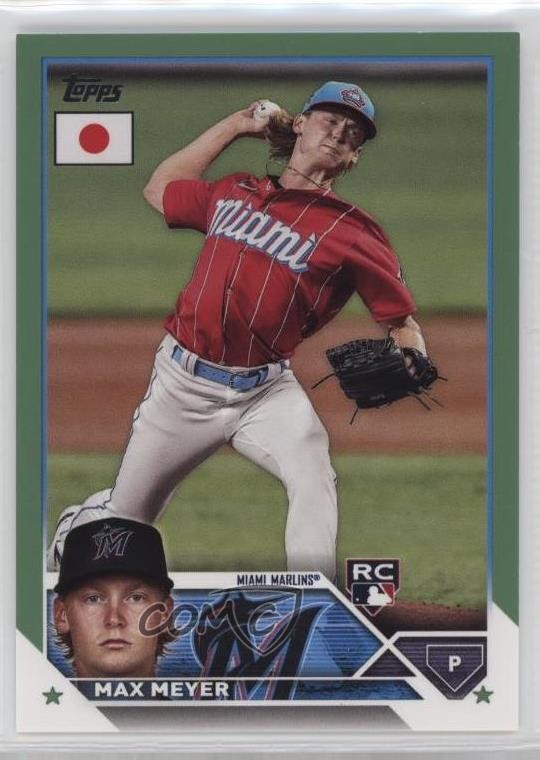 2023 Topps Japan Edition Jade Green 56/75 Max Meyer #148 Rookie RC 10pz