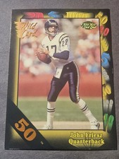 1991 Wild Card - 50 Stripe #92 John Friesz
