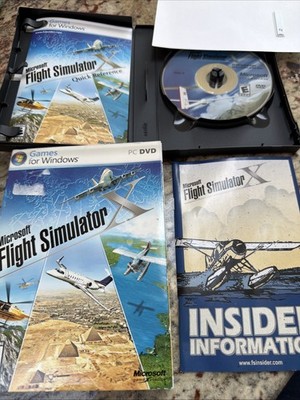 Microsoft Flight Simulator X: Deluxe Edition (PC, 2006) Complete w/ Product Key