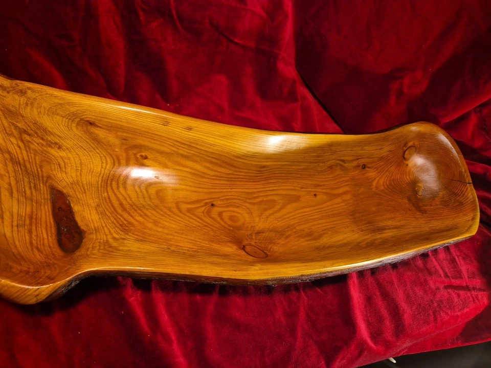 Hand Carved Fairy Ring Scots Pine Sculptural Boot From Caledonian Crann. - Image 4 of 4