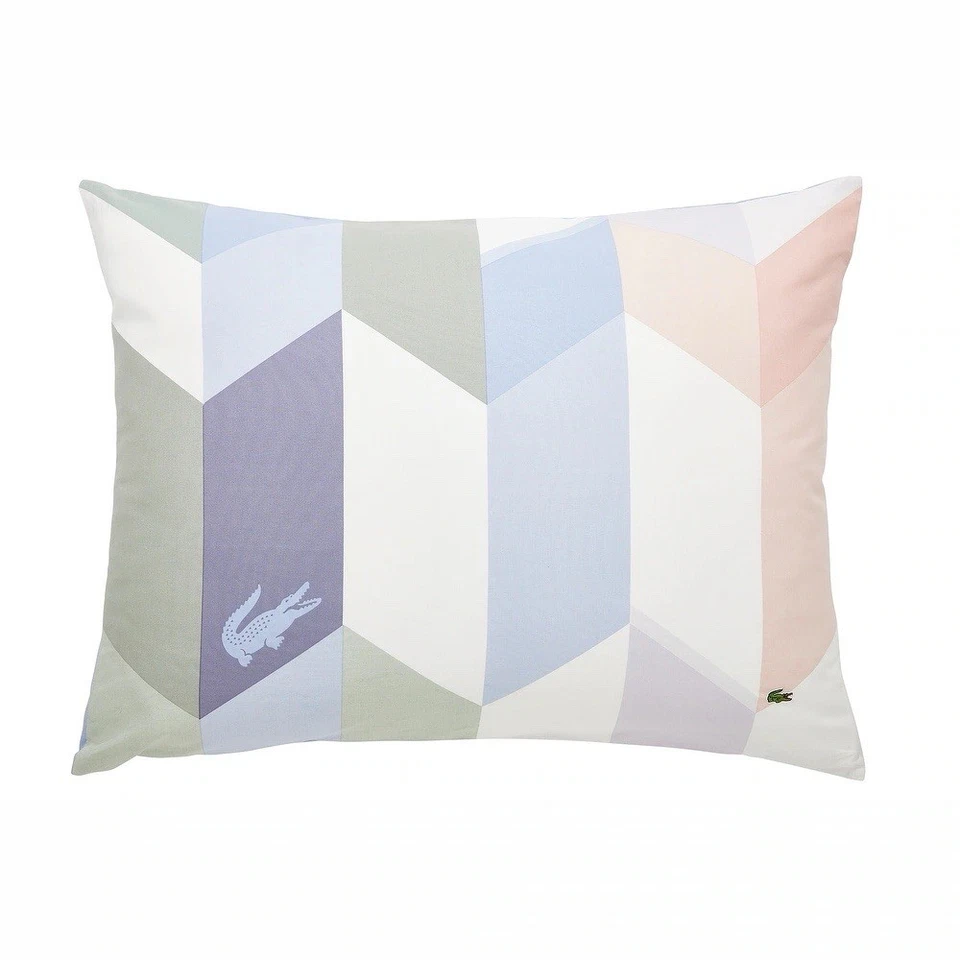 ¡NUEVO! Juego de almohada decorativa de 3 piezas doble Lacoste Beaumont rosa Foto 3 de 4