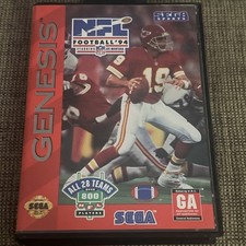 NFL Football '94 Starring Joe Montana (Sega Genesis, 1993) CIB Great Cond TESTED