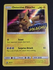 detective pikachu pokemon cards list Promo (337/SM-P): Detective Pikachu limited edition pamphlet holofoil pattern or surface detail) Pokemon Detective Pikachu Card Prices