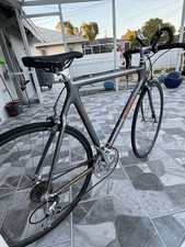 Trek 5500 Carbon Fiber Road Bike Silver Aerobar 700C Wheels Caliper Brakes 2