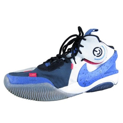 Nike Air Deldon 1 Be True Men's 10.5 White Blue Black Basketball Shoes