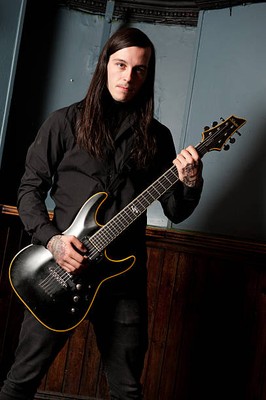 Ryan Sitkowski lead guitarist of metalcore band Motionless in White Old Photo 3