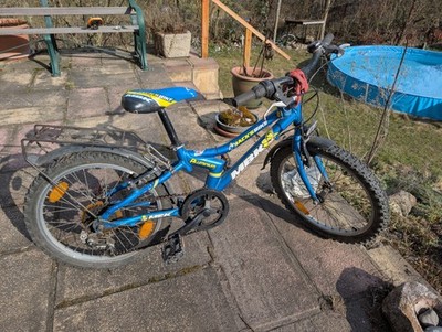 Kinder Jungen Fahrrad 20 Zoll 6-Gang MTB,  Blau Gebraucht