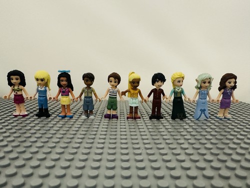 Lot Of 20 Lego Random Friends Girl Female Male Minifigures Figures - Picture 6 of 6
