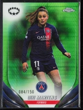 2023-24 Topps Chrome UEFA Women's #81 Lieke Martens Neon Green Prism #/150
