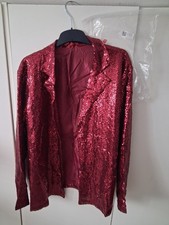 Pailletten Blazer Jacke Karneval 2XL (46) NEU
