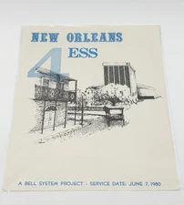 AT&T Bell System 1980 New Orleans 4ESS Original Commemorative Print