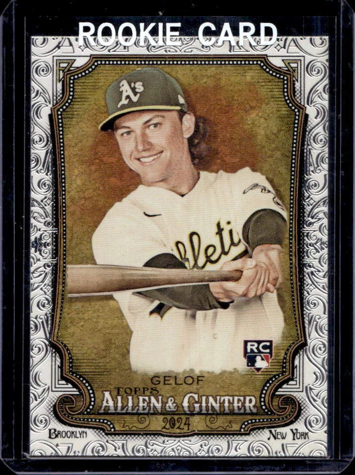 2024 Topps Allen & Ginter Zack Gelof Foil Filagree Rookie RC #82