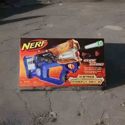 Nerf N-Strike Firefly Rev-8 Glow In The Dark Darts  New Old Stock 