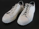 Salvatore Ferragamo Cube Leather Low Top Men Sneaker Fashion White Size 10 M