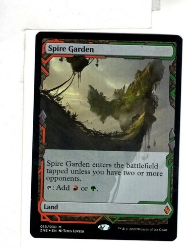 MTG SkeenAB Spire Garden EXPEDITION FOIL from Zendikar Rising. NM.