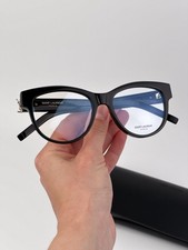 Saint Laurent Women Eyeglasses Black Cat Eye SLM108 002 NEW AUTHENTIC