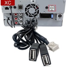Fit For KENWOOD DUAL USB CABLE DDX6903S DDX9903S DNX693S DNX893S KW-V820BT