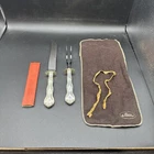 Gorham Sterling Silver Handle Roast Carving Set