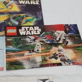 Vintage LEGO Star Wars Instruction Manuals Lot of 6 Booklets 7133 8017 6206 
