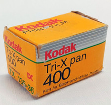 Vintage Kodak Tri-X Pan 400 TX 135-36 - Black and White Film - 36 exposures