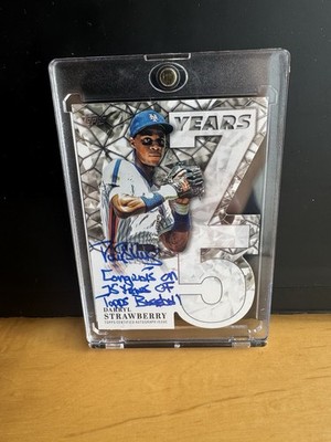 2026 Darryl Strawberry Auto - 1/75 - Topps 75 Year Inscription - Featured Post