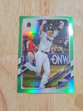 2021 Topps Chrome NPB SEIICHI UCHIKAWA Green Refractor /99 #71 SP