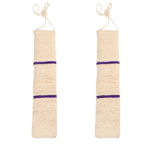 2 Count Cat Scratching Post Pad for Wall Scratcher Toy Flat Board Boards